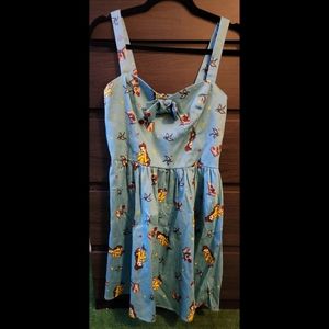 Disney Beauty and the Beast print dress
